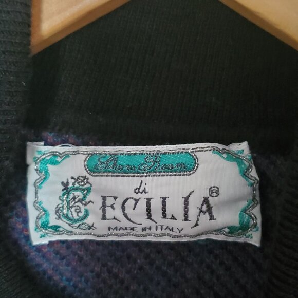 Vintage Italian Wool Turtleneck Sweater S - Picture 3 of 3